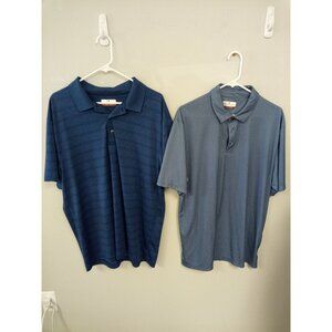 Bundle of 2 Men's Short Sleeve Blue Grand Slam Polos size XL